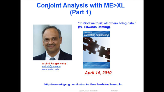 Conjoint Analysis - Theory (Apr 2010)
